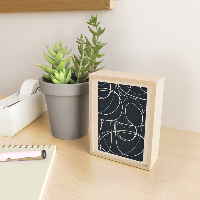 Abstract Line 20 Mini Art Print Gallery Image 2