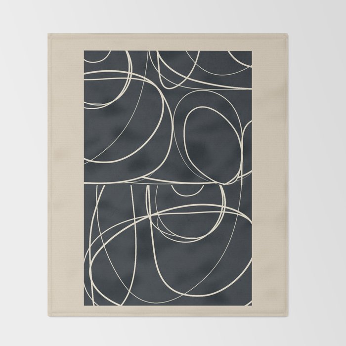 Abstract Line 20 Throw Blanket Gallery Image 2