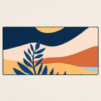 Moon and Night Bloomer Mountain Landscape Desk Mat Gallery Image 3