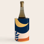 Moon and Night Bloomer Mountain Landscape Wine Chiller Gallery Image 1