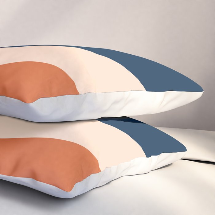 Moon and Night Bloomer Mountain Landscape Pillow Sham Gallery Image 3