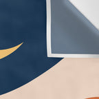 Moon and Night Bloomer Mountain Landscape Wall Tapestry Gallery Image 3