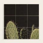 Cactus Wood Wall Art Gallery Image 1