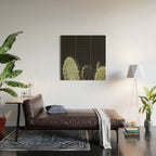 Cactus Wood Wall Art Gallery Image 2