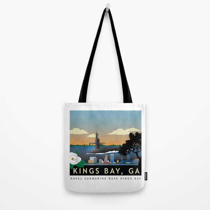 Kings Bay, GA - Submarine Homeport Tote Bag Gallery Image 2