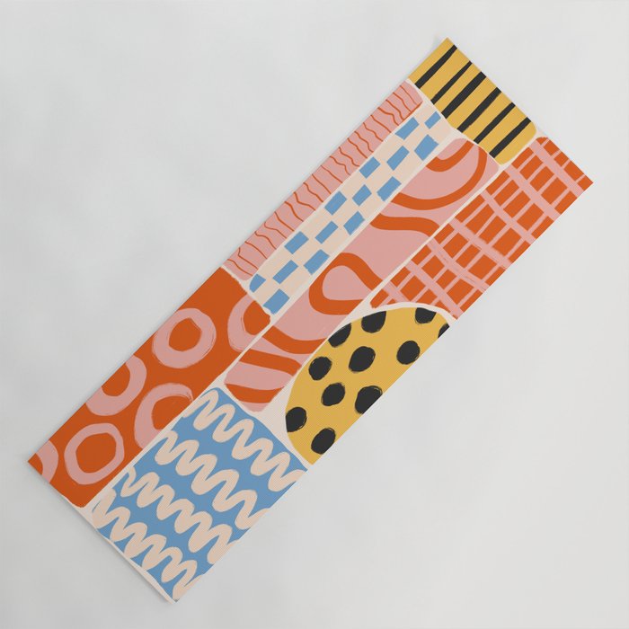 Mid Century Collage | PATTERN 03: The Retro Edition Yoga Mat Gallery Image 1