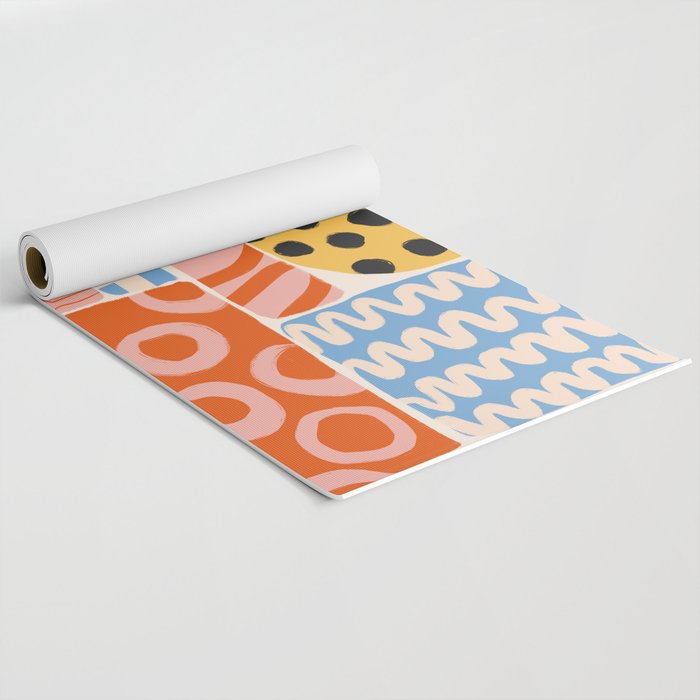 Mid Century Collage | PATTERN 03: The Retro Edition Yoga Mat Gallery Image 2