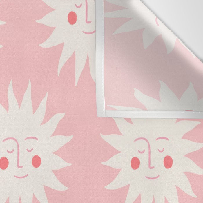 Pink Sunny Days Wall Tapestry Gallery Image 3