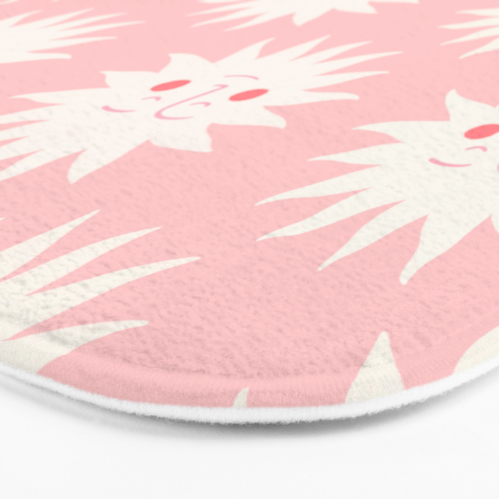 Pink Sunny Days Bath Mat Gallery Image 3