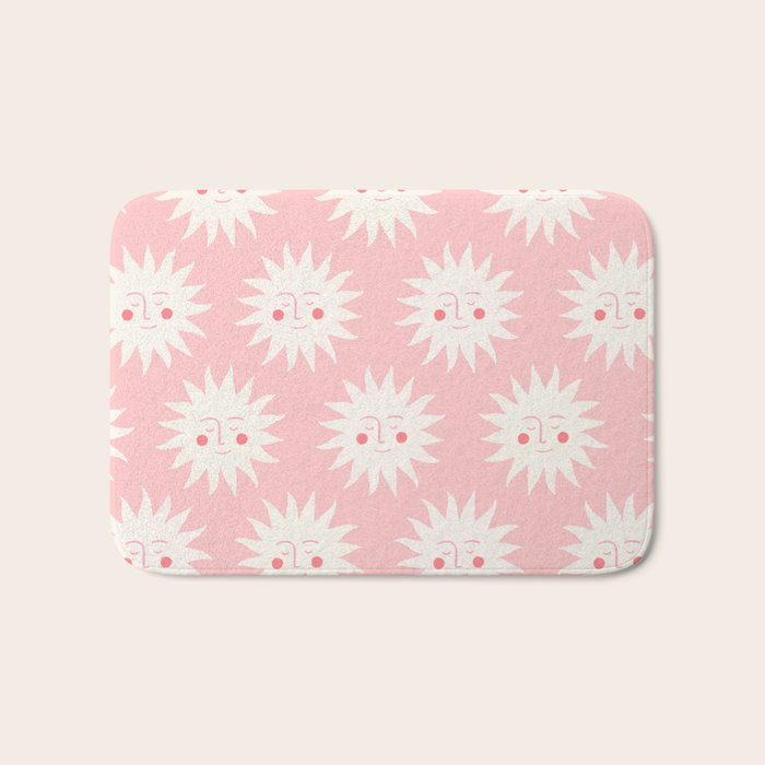 Pink Sunny Days Bath Mat Gallery Image 1