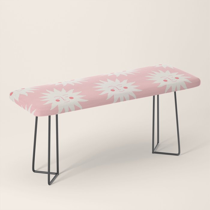 Pink Sunny Days Bench Gallery Image 1