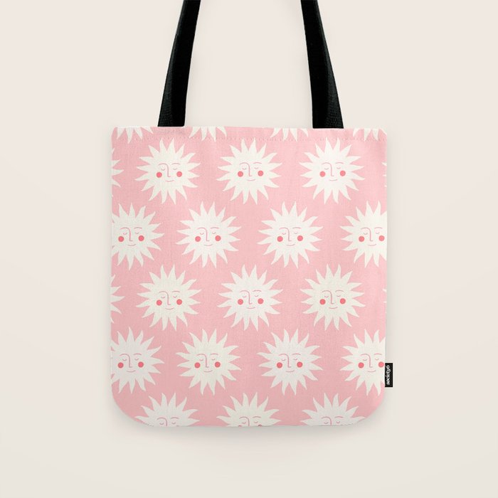 Pink Sunny Days Tote Bag Gallery Image 1