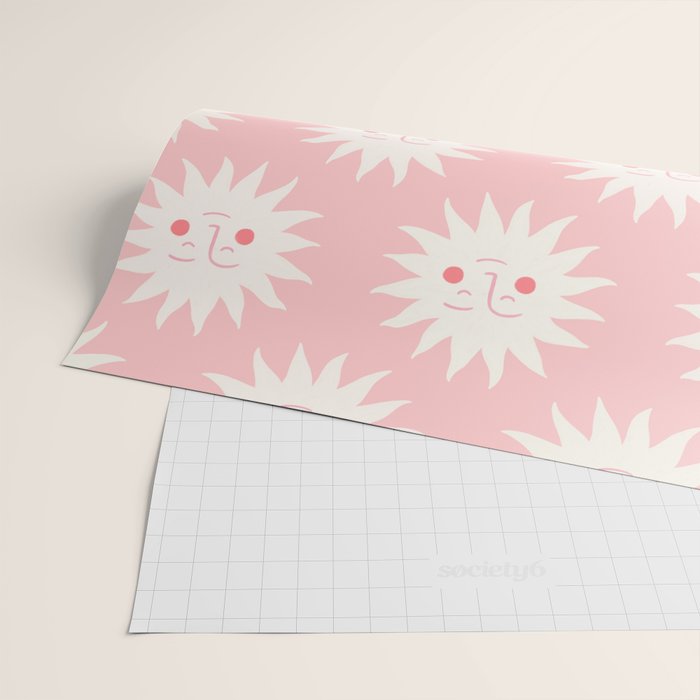 Pink Sunny Days Wrapping Paper Gallery Image 2
