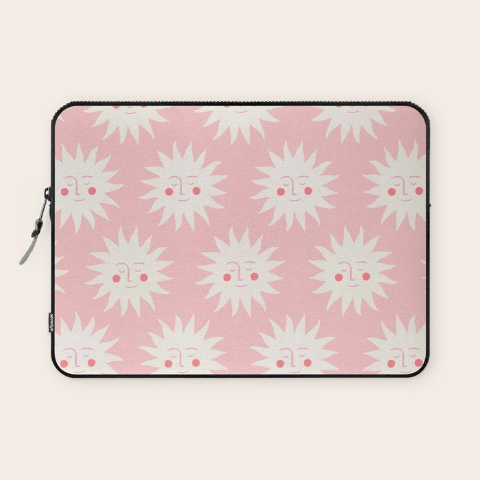 Pink Sunny Days Laptop Sleeve Gallery Image 1