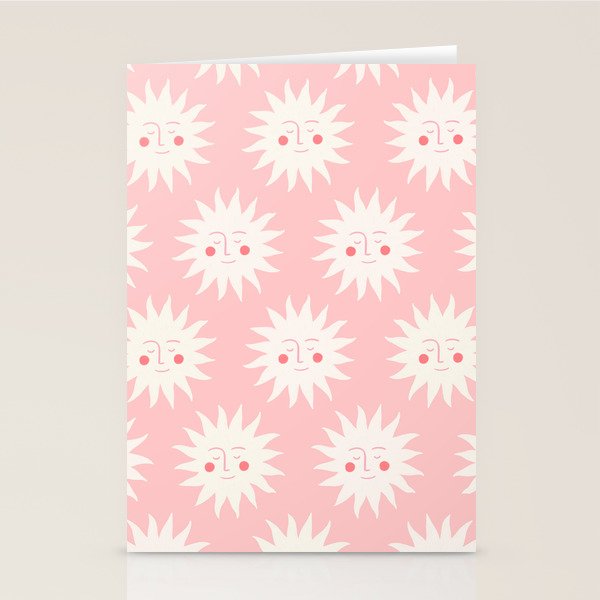 Pink Sunny Days Stationery Card Gallery Image 2