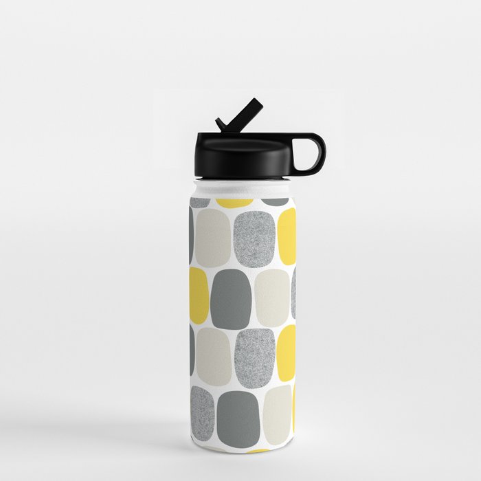 Wonky Ovals in Yellow Water Bottle Gallery Image 1