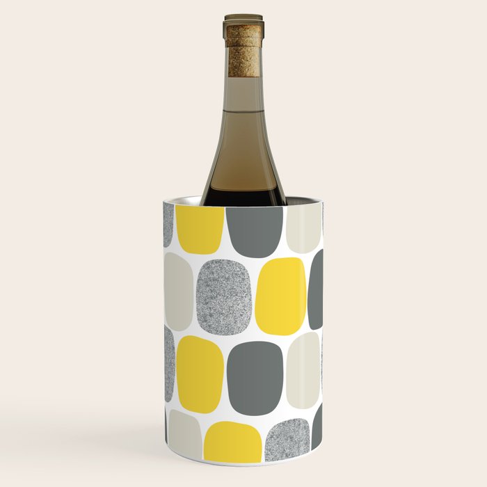 Wonky Ovals in Yellow Wine Chiller Gallery Image 3