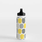 Wonky Ovals in Yellow Water Bottle Gallery Image 3