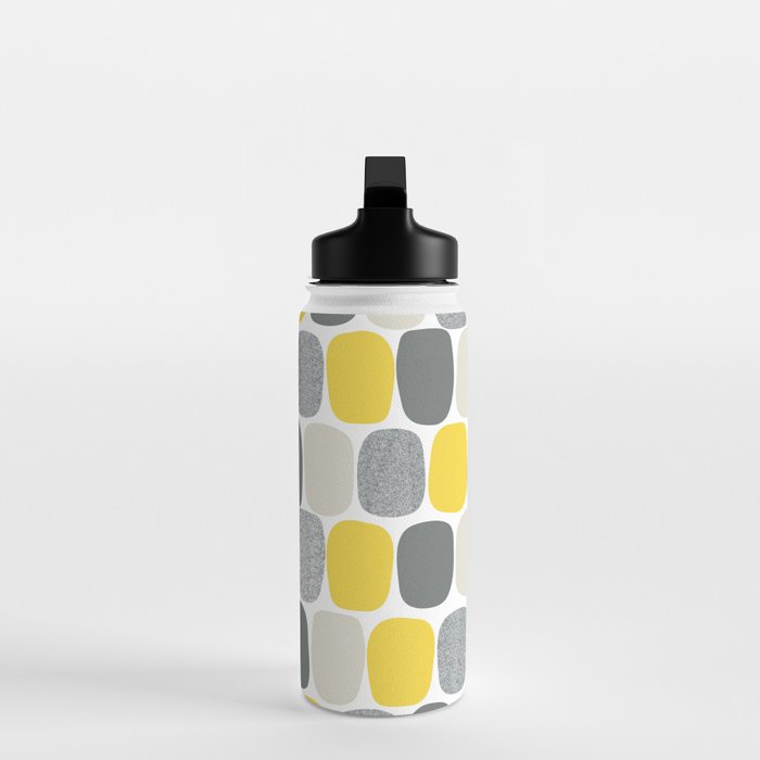 Wonky Ovals in Yellow Water Bottle Gallery Image 3