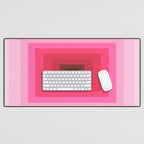 gradient geometric Desk Mat Gallery Image 1