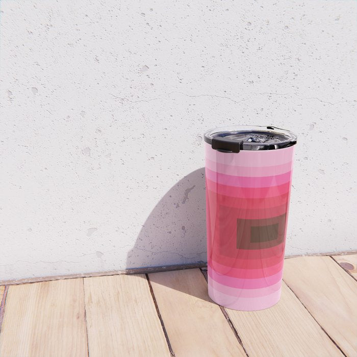 gradient geometric Travel Mug Gallery Image 4