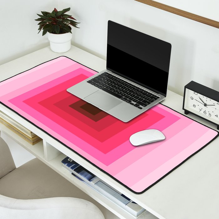 gradient geometric Desk Mat Gallery Image 2