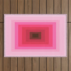 gradient geometric Outdoor Rug Gallery Image 1
