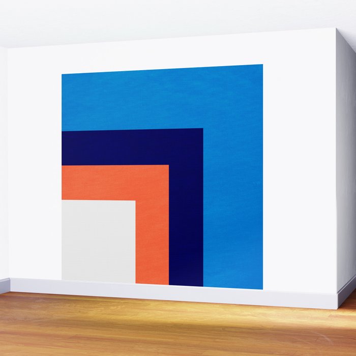 French Riviera: Bauhaus Abstraction 01 Wall Mural Gallery Image 2