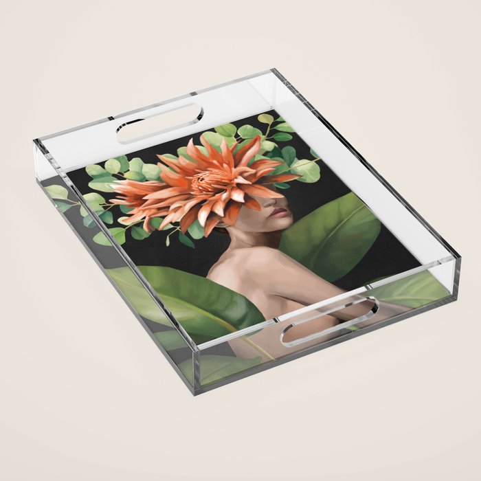 Veiled by Bloom 2 Acrylic Tray Gallery Image 1