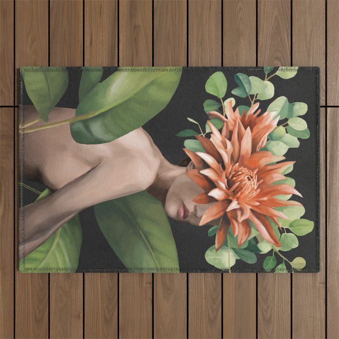 Veiled by Bloom 2 Outdoor Rug Gallery Image 1