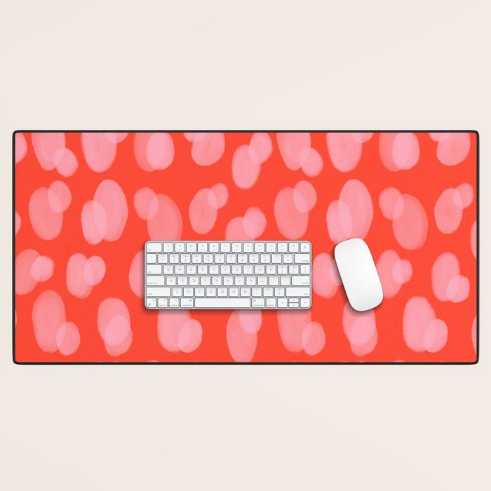 Cute abstract dots Desk Mat Gallery Image 1
