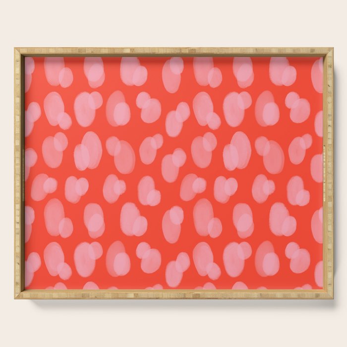 Cute abstract dots Serving Tray Gallery Image 1