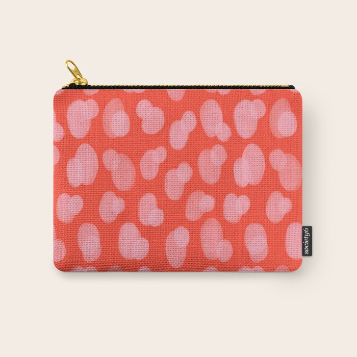 Cute abstract dots Carry All Pouch Gallery Image 1