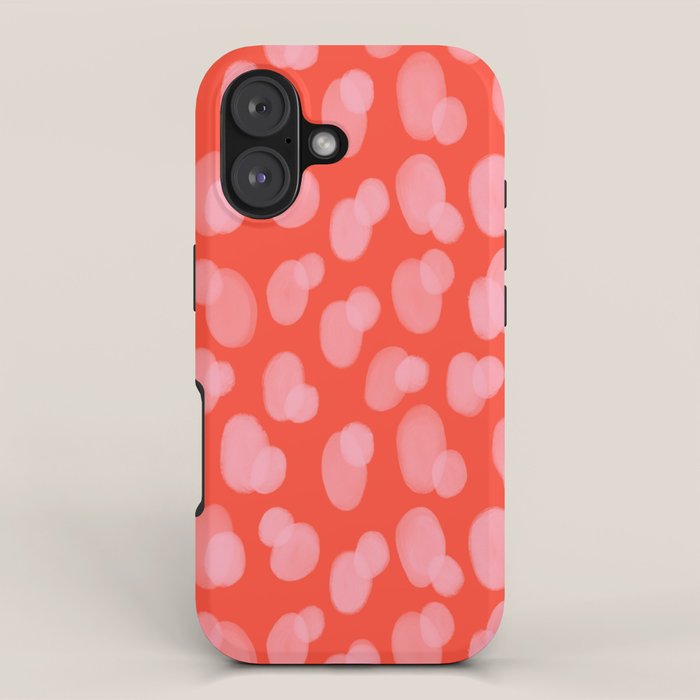 Cute abstract dots iPhone Case Gallery Image 1