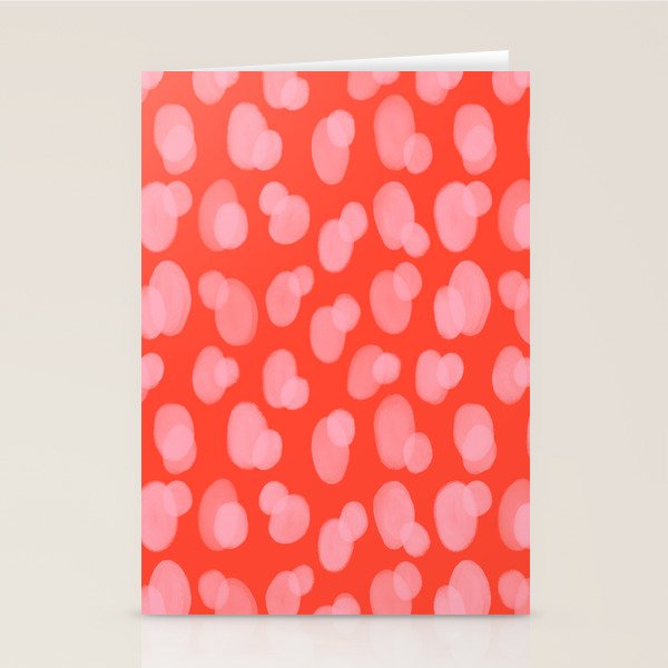 Cute abstract dots Stationery Card Gallery Image 2