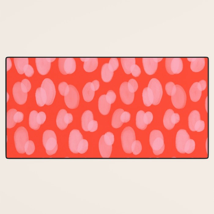 Cute abstract dots Desk Mat Gallery Image 3