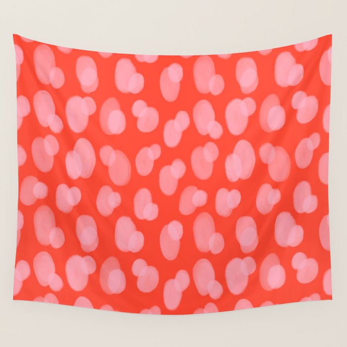 Cute abstract dots Wall Tapestry Gallery Image 4