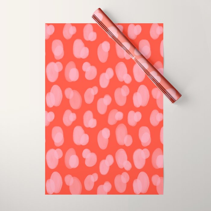 Cute abstract dots Wrapping Paper Gallery Image 1