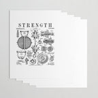 Gym Fitness Workout Dumbbell Kettlebell Vintage Patent Print Wrapping Paper Gallery Image 3