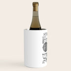 Gym Fitness Workout Dumbbell Kettlebell Vintage Patent Print Wine Chiller Gallery Image 2