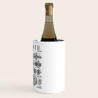 Gym Fitness Workout Dumbbell Kettlebell Vintage Patent Print Wine Chiller Gallery Image 3