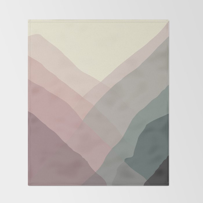 Mountain mood Throw Blanket Gallery Image 2