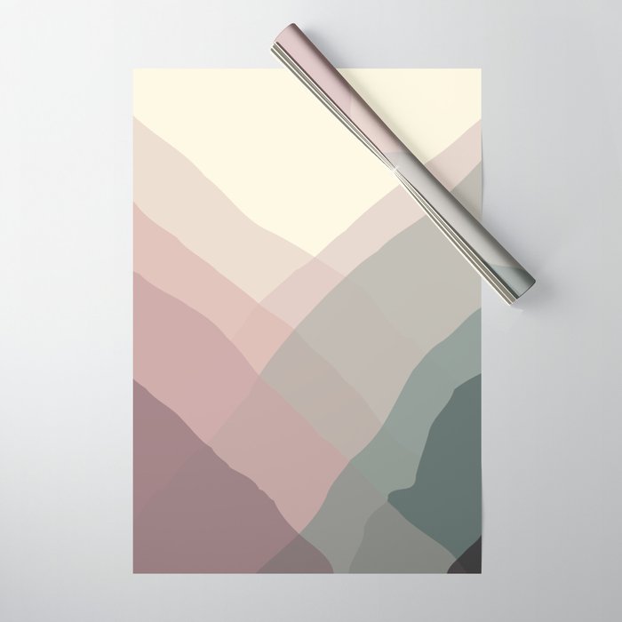 Mountain mood Wrapping Paper Gallery Image 1