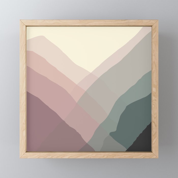 Mountain mood Mini Art Print Gallery Image 1