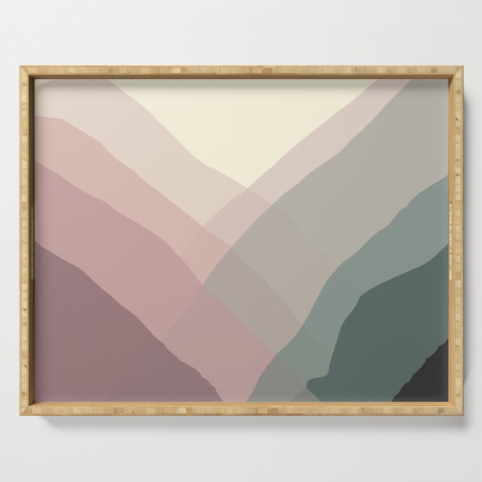 Mountain mood Serving Tray Gallery Image 1