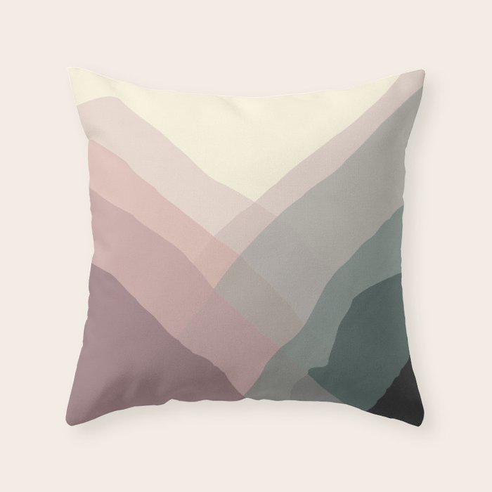 Mountain mood Throw Pillow Gallery Image 6
