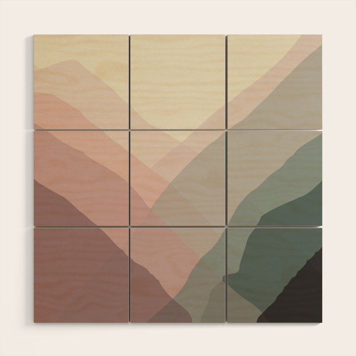 Mountain mood Wood Wall Art Gallery Image 1