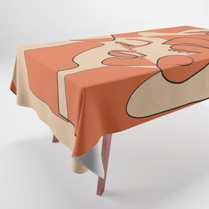 Abstract Faces 10 Tablecloth Gallery Image 1