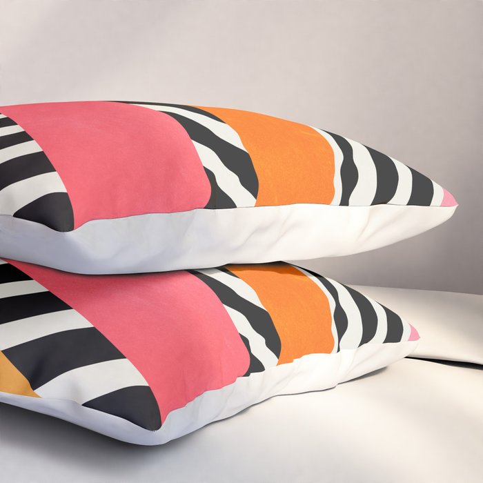 Mid Century Abstraction | PATTERN 02: The Retro Edition Pillow Sham Gallery Image 3