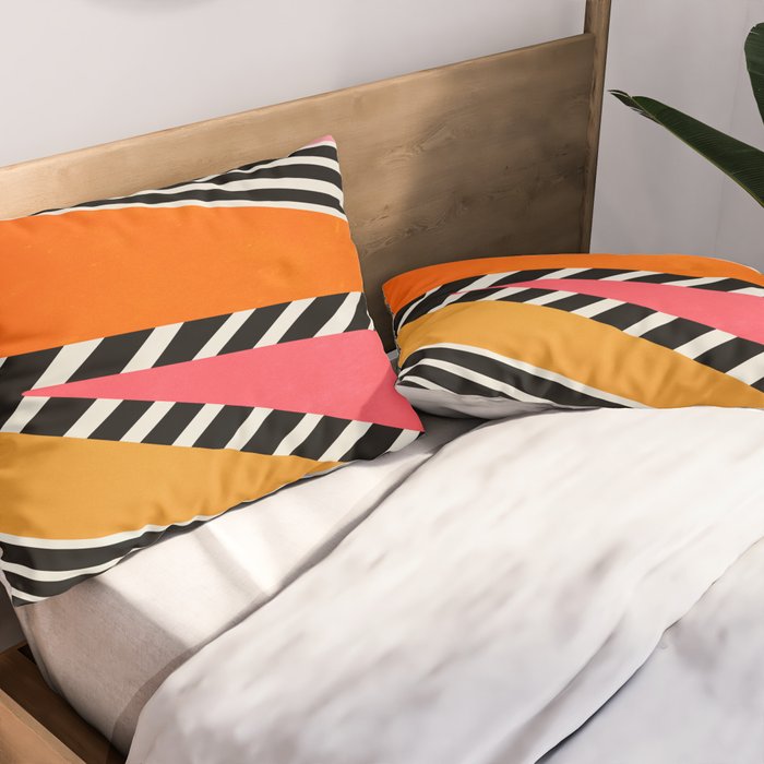 Mid Century Abstraction | PATTERN 02: The Retro Edition Pillow Sham Gallery Image 2